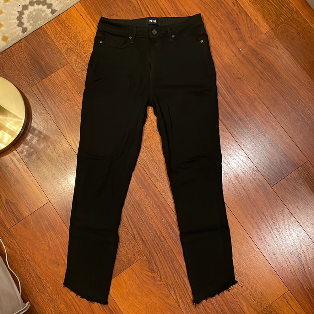Paige Black Hoxton Ankle Skinny Jean!